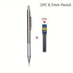 0.3mm Mechanical Pencil Set Full Metal Art Drawing Painting Office School