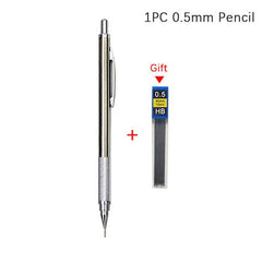 0.3mm Mechanical Pencil Set Full Metal Art Drawing Painting Office School