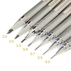 0.3mm Mechanical Pencil Set Full Metal Art Drawing Painting Office School