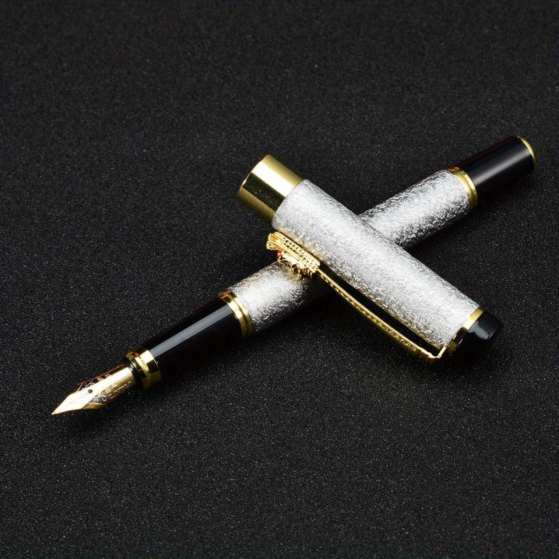 1pc Fountain Pen Classic Frosted Pen With Amazing Comfort Grips Fine Nib