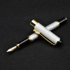 1pc Fountain Pen Classic Frosted Pen With Amazing Comfort Grips Fine Nib