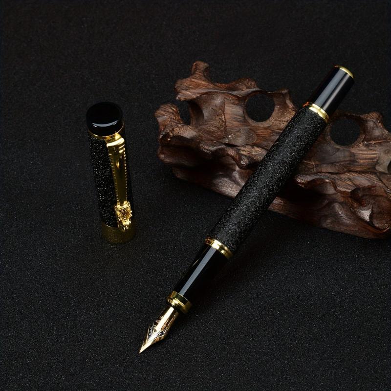 1pc Fountain Pen Classic Frosted Pen With Amazing Comfort Grips Fine Nib