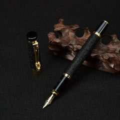 1pc Fountain Pen Classic Frosted Pen With Amazing Comfort Grips Fine Nib
