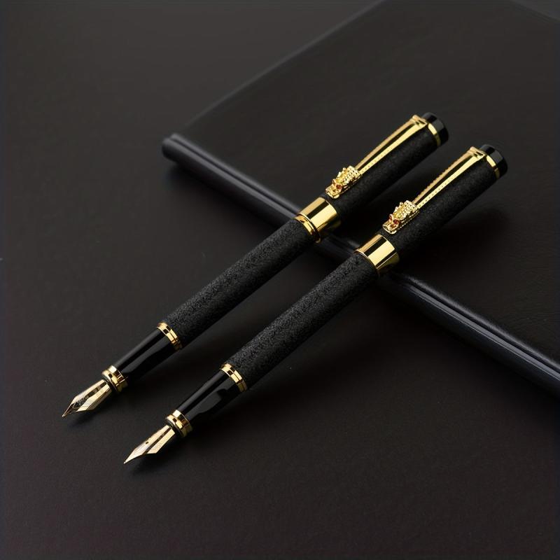 1pc Fountain Pen Classic Frosted Pen With Amazing Comfort Grips Fine Nib