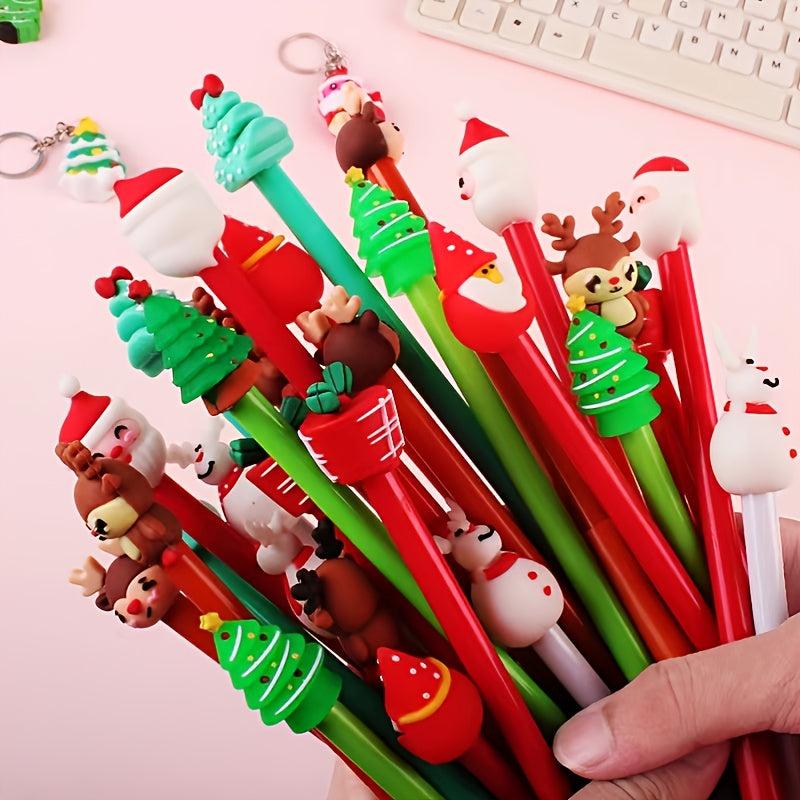 6pcs Christmas Gel Pen 0.38mm Refill Set