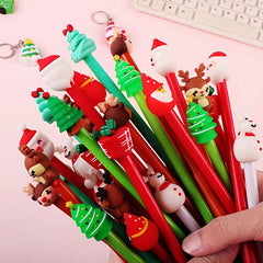 6pcs Christmas Gel Pen 0.38mm Refill Set