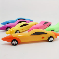 2pcs Racing Car Shaped Ballpoint Pens Retractable & Random Colors