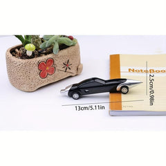 2pcs Racing Car Shaped Ballpoint Pens Retractable & Random Colors
