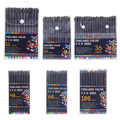 Set of 100 Fine Point Markers for Journal Planner Note Taking Coloring
