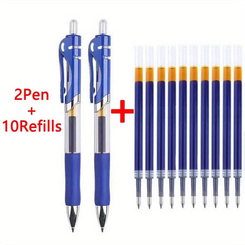 Gel Pen Press And Press 2 Pens 10 Times Charging 0 5mm Ink Cartridge
