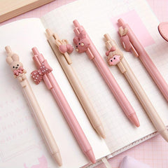 3pcs Rabbit Girls Ballpoint Pen Set For Girls Women