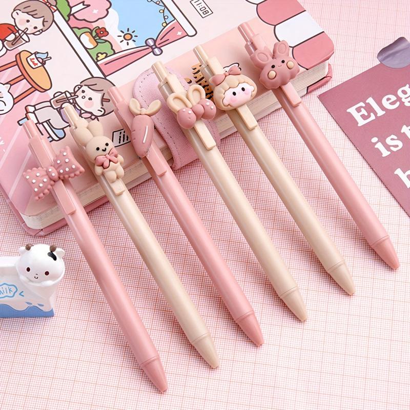 3pcs Rabbit Girls Ballpoint Pen Set For Girls Women