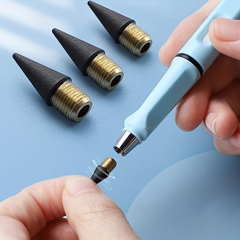 4pcs Technology Eternity Pencil Set with 3 Replaceable Tips