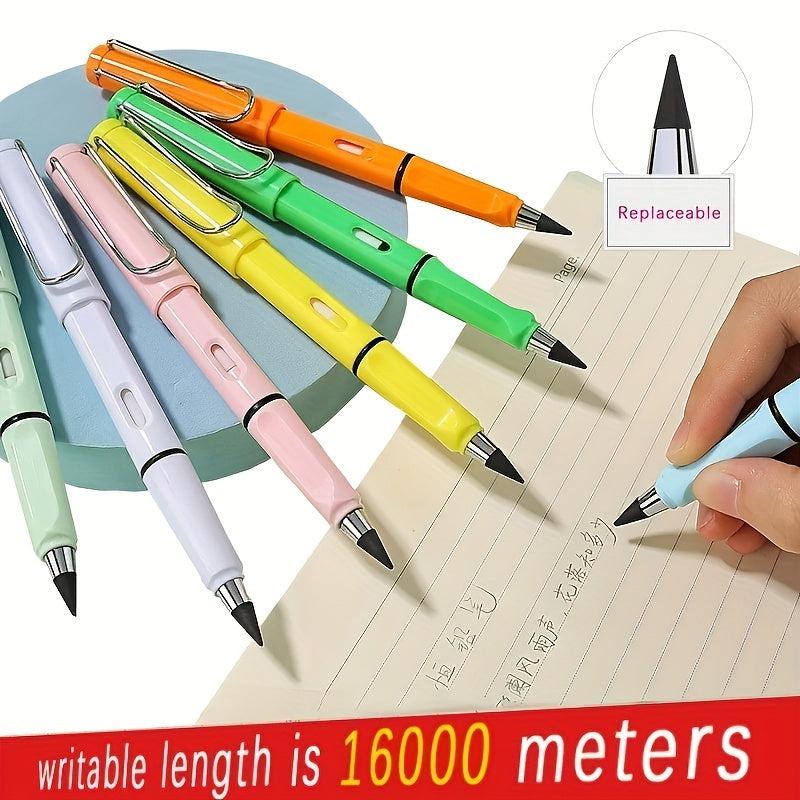 4pcs Technology Eternity Pencil Set with 3 Replaceable Tips