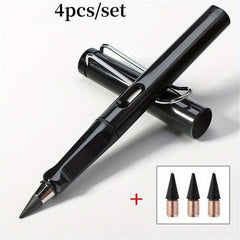 4pcs Technology Eternity Pencil Set with 3 Replaceable Tips