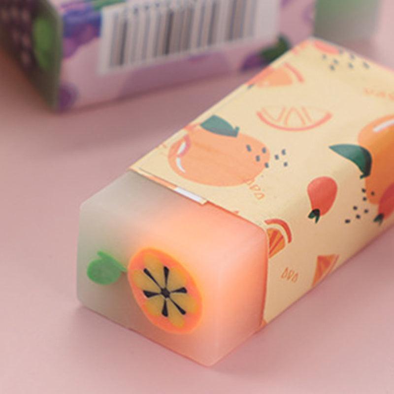 2pcs Fruit Erasers Random School Supplies Office Supplies