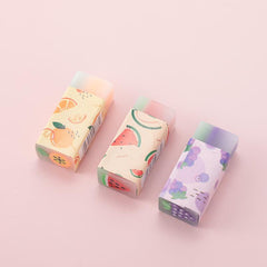 2pcs Fruit Erasers Random School Supplies Office Supplies
