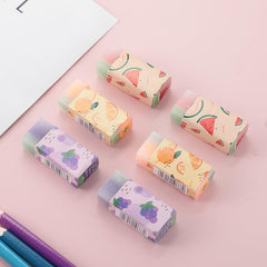 2pcs Fruit Erasers Random School Supplies Office Supplies
