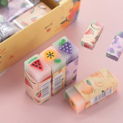 2pcs Fruit Erasers Random School Supplies Office Supplies
