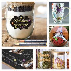 12 Colors Metallic Dual Tip Pens for Paper Mother Gift Card
