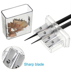 4 Hole Multi Pencil Sharpener for Students Charcoal Pencils Sketch