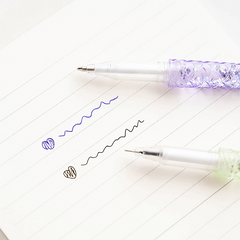4 Mermaid Ball Pen Set Quicksand Fish Tail Rollerball Stationery Ink Pen