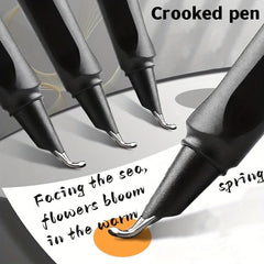 7mm Art Pen with Thin Metal Body for Calligraphy and Signature Writing