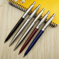 Retractable Metal Pen Automatic Gift Pen Ink Ballpoint Pen Rechargeable