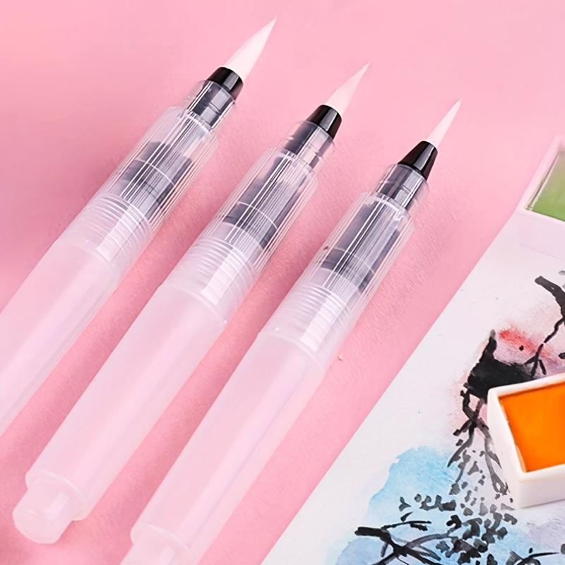 3pcs Water Brush Pens for Watercolor & Calligraphy