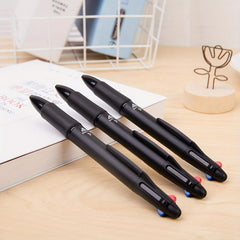 4-in-1 Colored Ballpoint Pens 0.7mm - Smooth Writing