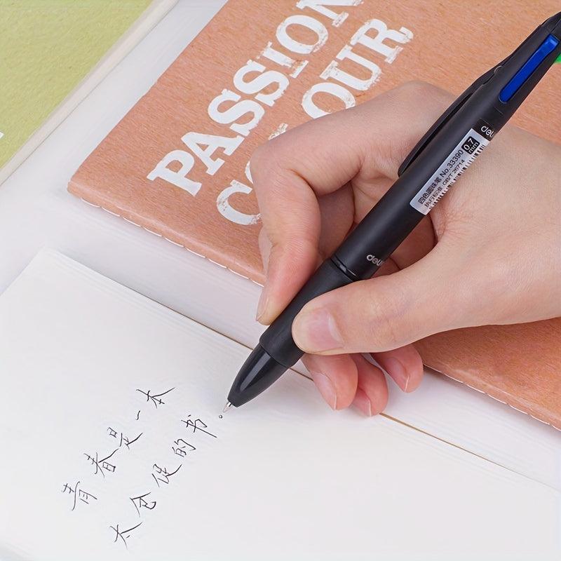 4-in-1 Colored Ballpoint Pens 0.7mm - Smooth Writing
