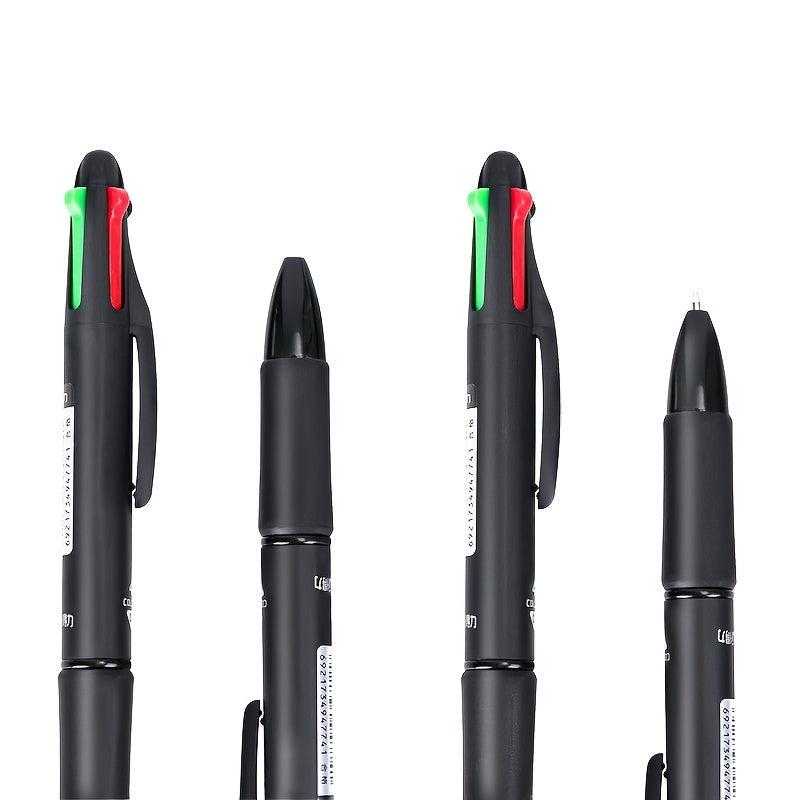 4-in-1 Colored Ballpoint Pens 0.7mm - Smooth Writing