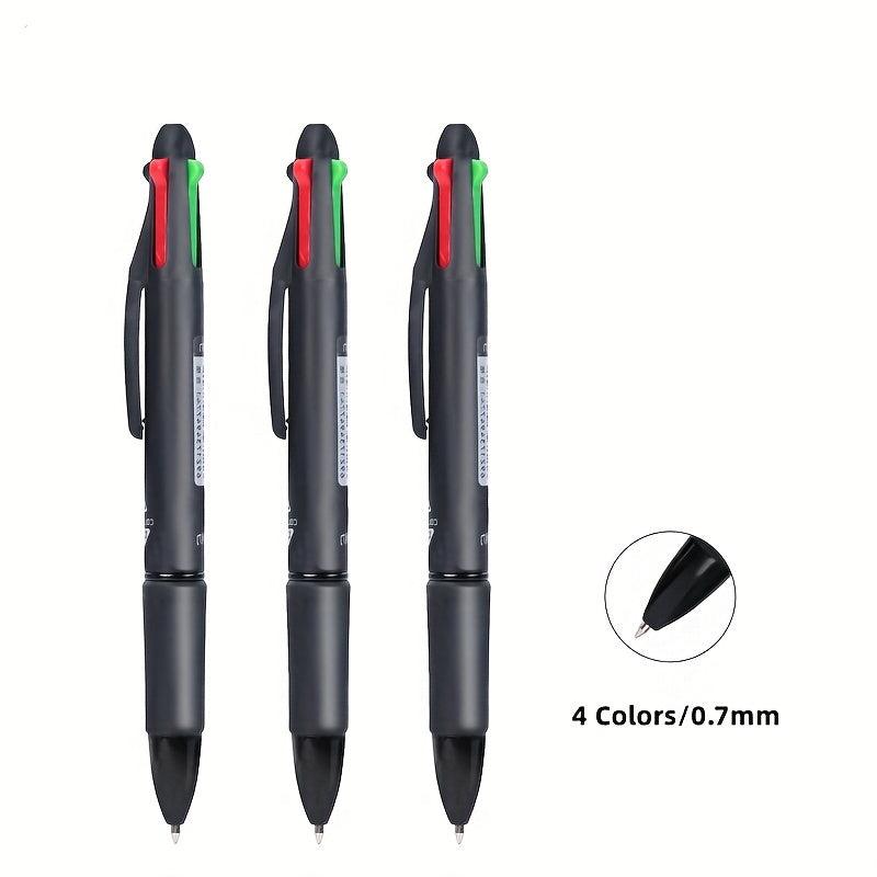 4-in-1 Colored Ballpoint Pens 0.7mm - Smooth Writing
