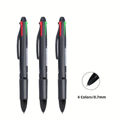 4-in-1 Colored Ballpoint Pens 0.7mm - Smooth Writing