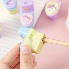 Cartoon Toilet Shape Pencil Sharpener - Ideal Student Birthday Gift