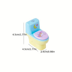 Cartoon Toilet Shape Pencil Sharpener - Ideal Student Birthday Gift