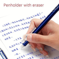 13pcs 0.5mm Erasable Gel Pen Set with High Bullet Washable Handle