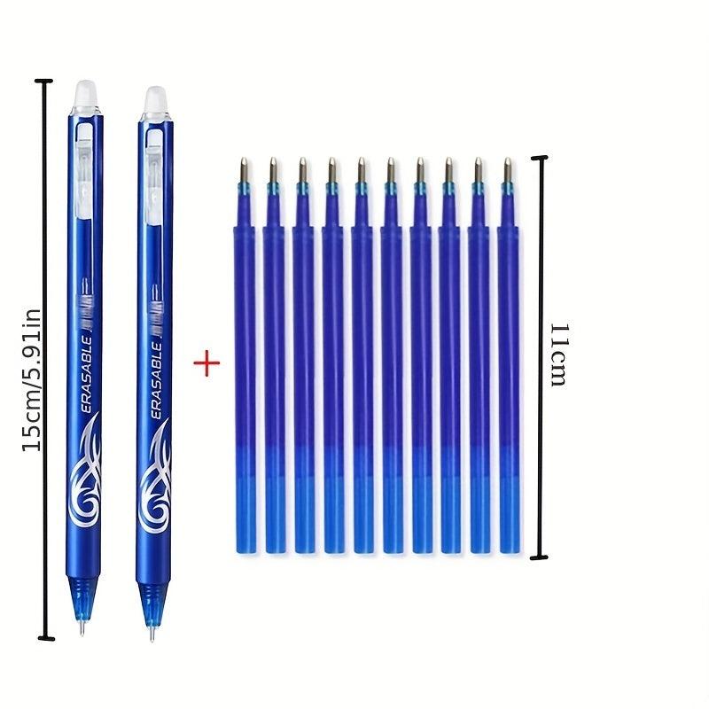 13pcs 0.5mm Erasable Gel Pen Set with High Bullet Washable Handle