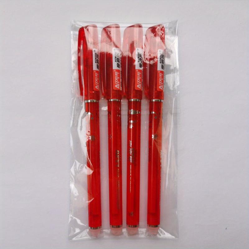 4 Pack Erasable Gel Pens 4 Colors 0.5mm Smooth Writing & Multifunctional