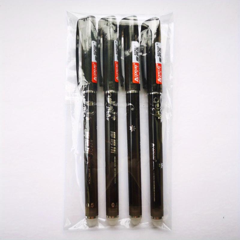 4 Pack Erasable Gel Pens 4 Colors 0.5mm Smooth Writing & Multifunctional