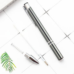 7pcs Metal Ballpoint Pen 1MM Bullet Ink