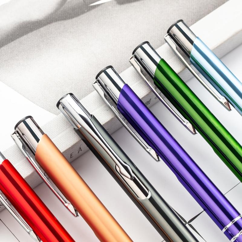 7pcs Metal Ballpoint Pen 1MM Bullet Ink