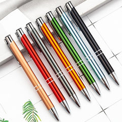 7pcs Metal Ballpoint Pen 1MM Bullet Ink