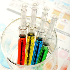 4pcs Syringe Ballpoint Pens for Students