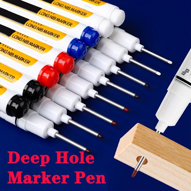 5pcs Extended Nib 20MM Red Green Ink Long Head Markers Bathroom Woodworking