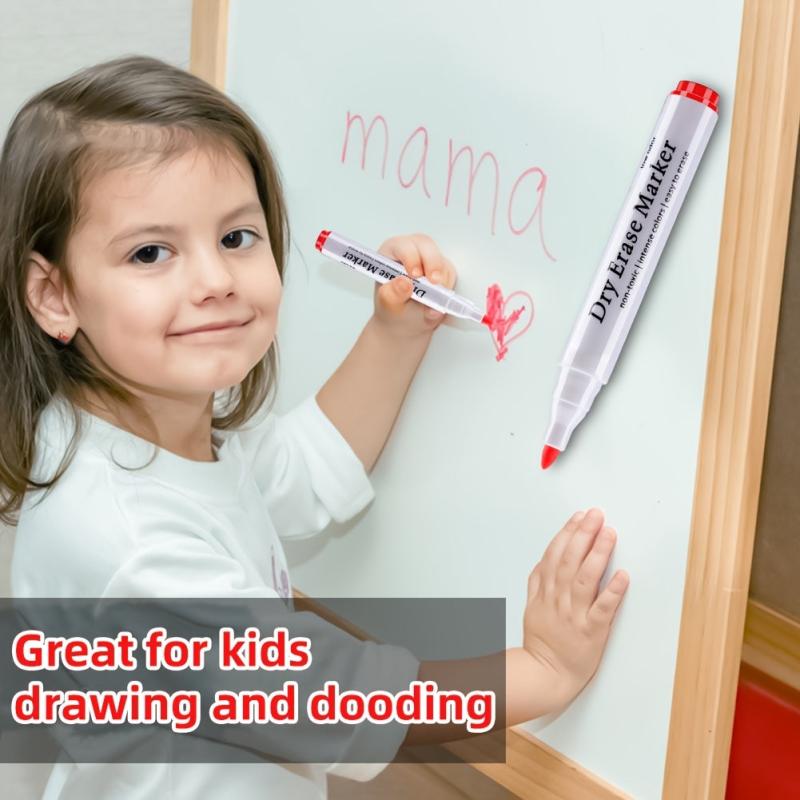 Dry Erase Markers 12pcs 4 Colors Board Pens Markers Low Odor