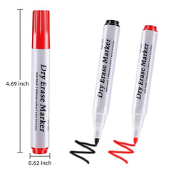 Dry Erase Markers 12pcs 4 Colors Board Pens Markers Low Odor