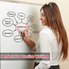 Dry Erase Markers 12pcs 4 Colors Board Pens Markers Low Odor