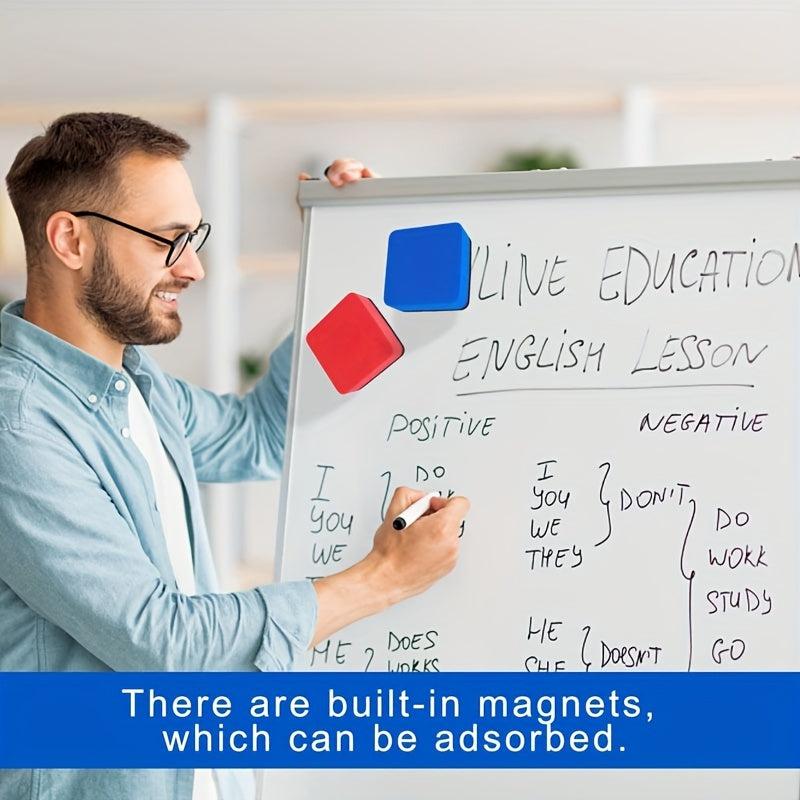 12pcs Magnetic Whiteboard Eraser Dry Erasers For Board