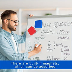 12pcs Magnetic Whiteboard Eraser Dry Erasers For Board
